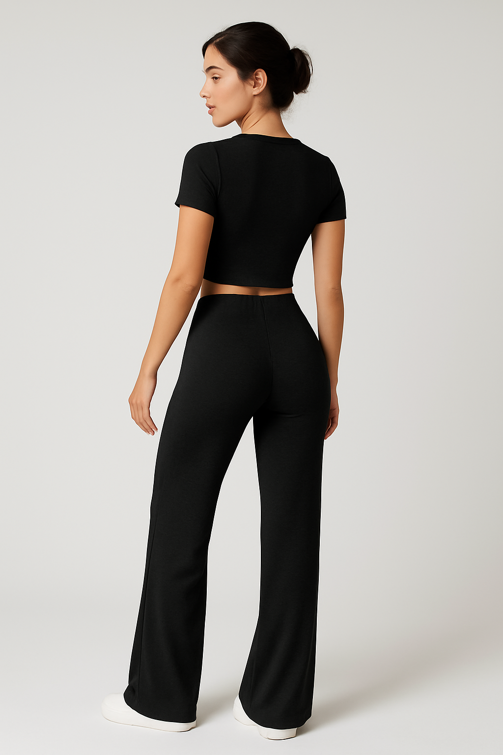 LuxeFit™ 2-Piece Lounge Set - Black